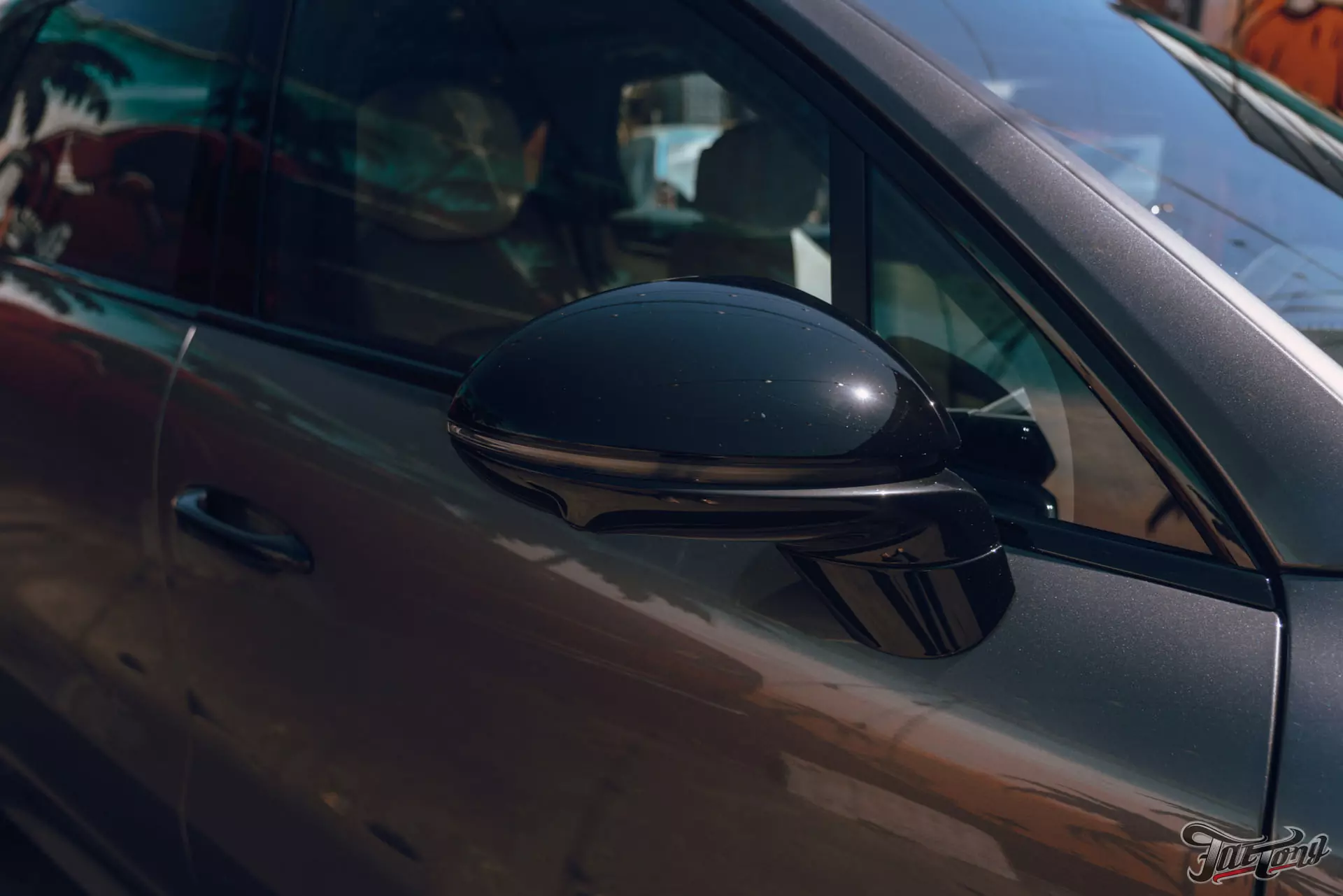Porsche Cayenne. Оклейка в полиуретан. Окрас дисков